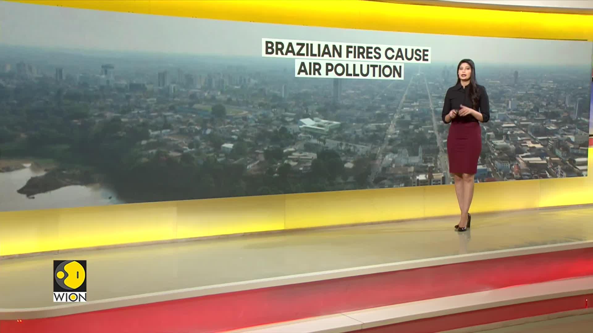 Brazilian forest fires cause toxic air pollution