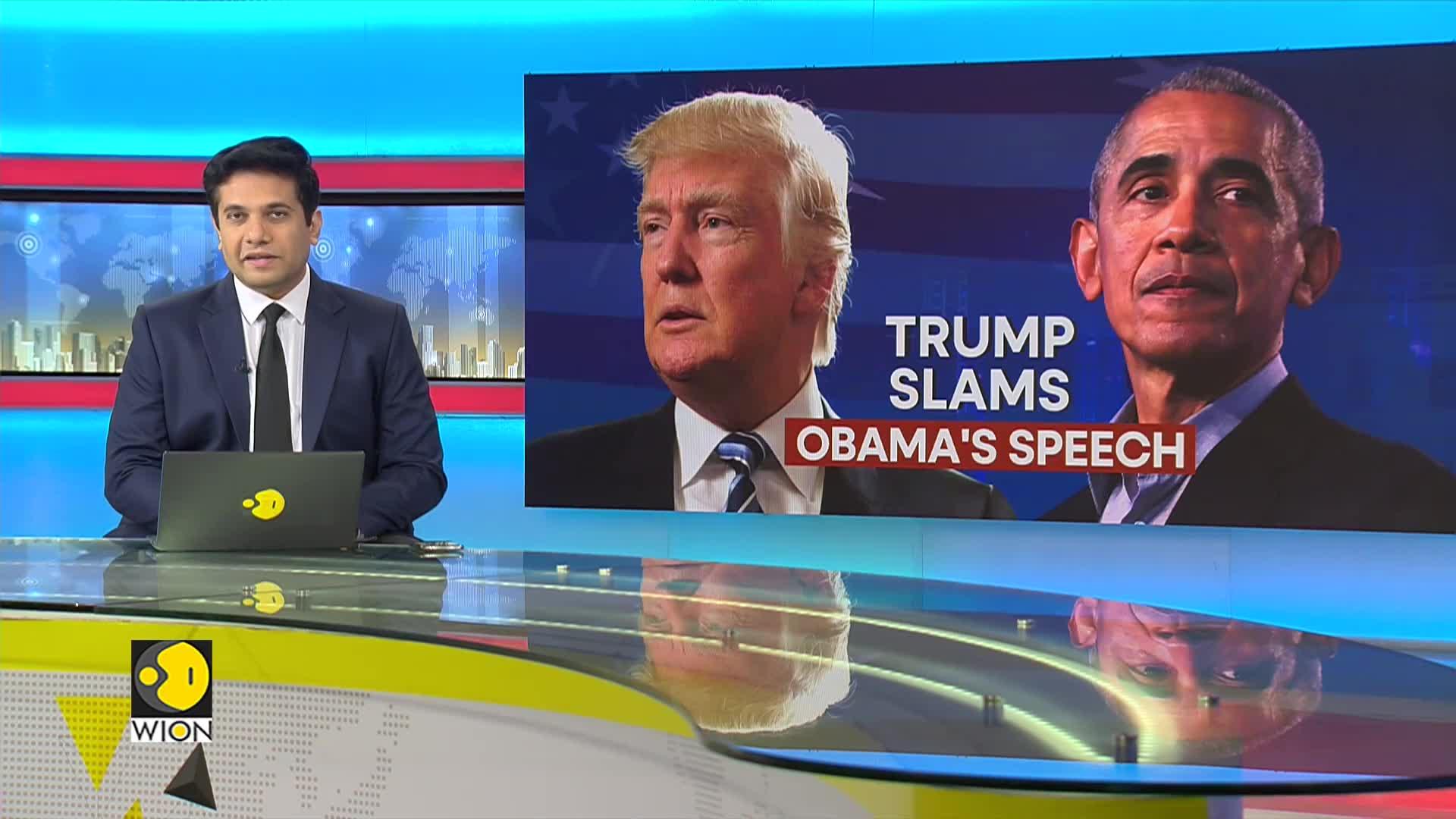 US elections: Trump fires back at Obamas after viral hand gesture