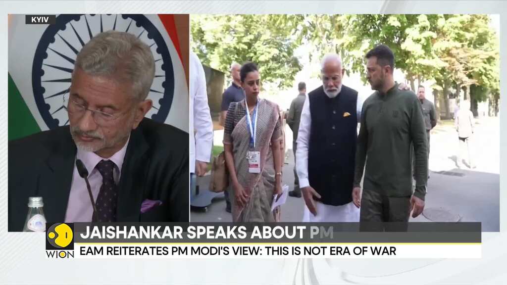 Indian PM in Ukraine: EAM Jaishankar pushes for peace in Ukraine