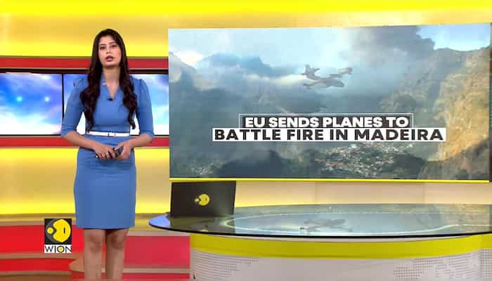 EU sends planes to battle fire in Madeira
