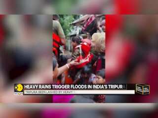 Heavy rains trigger floods in India's Tripura
