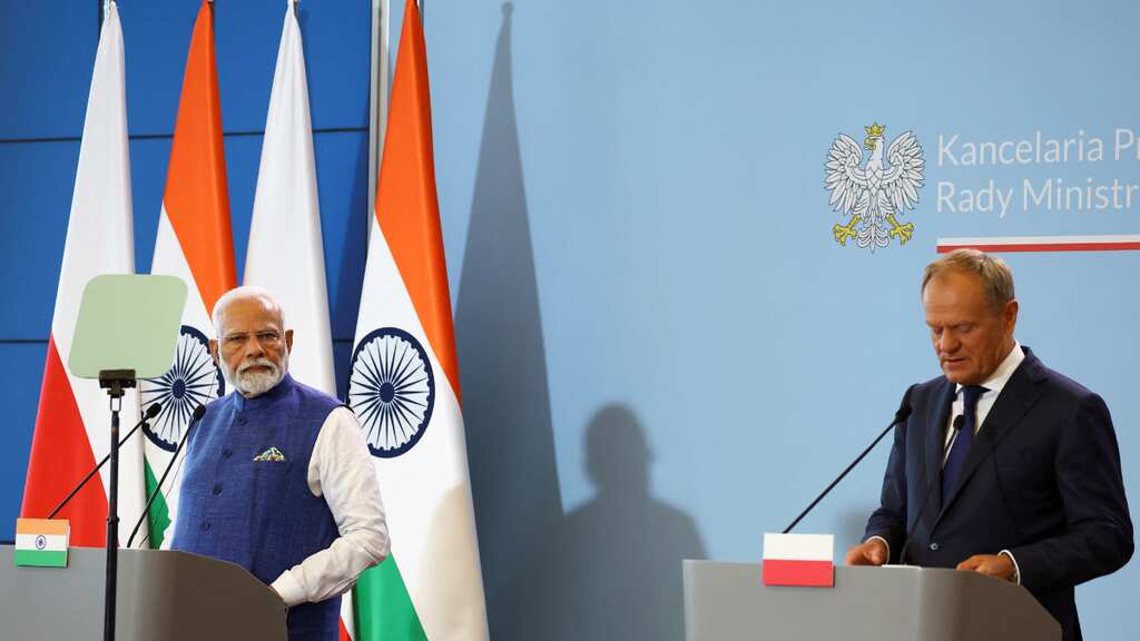 PM Modi holds bilateral talks with Polish Prime Minister Donald Tusk