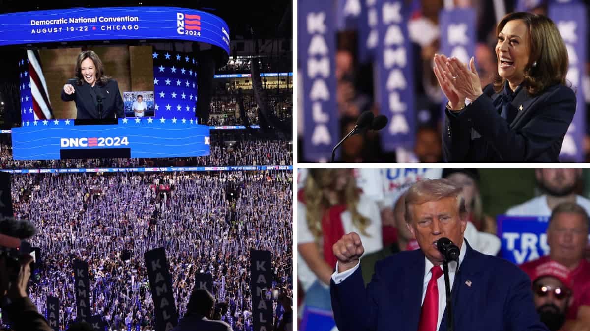 At DNC, Kamala Harris accepts Democratic Party's presidential nomination, lashes out at Trump