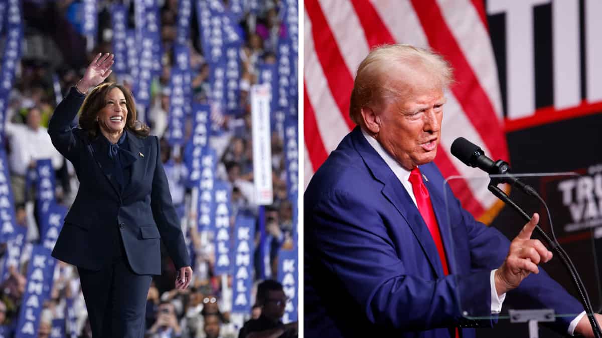 Trump claims Biden was ousted in 'coup,' raises doubts on Harris' eligibility to run for president