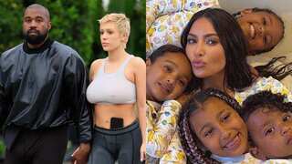 Bianca Censori bonds with Ye's kids North, Saint, Chicago on South Korea vacay