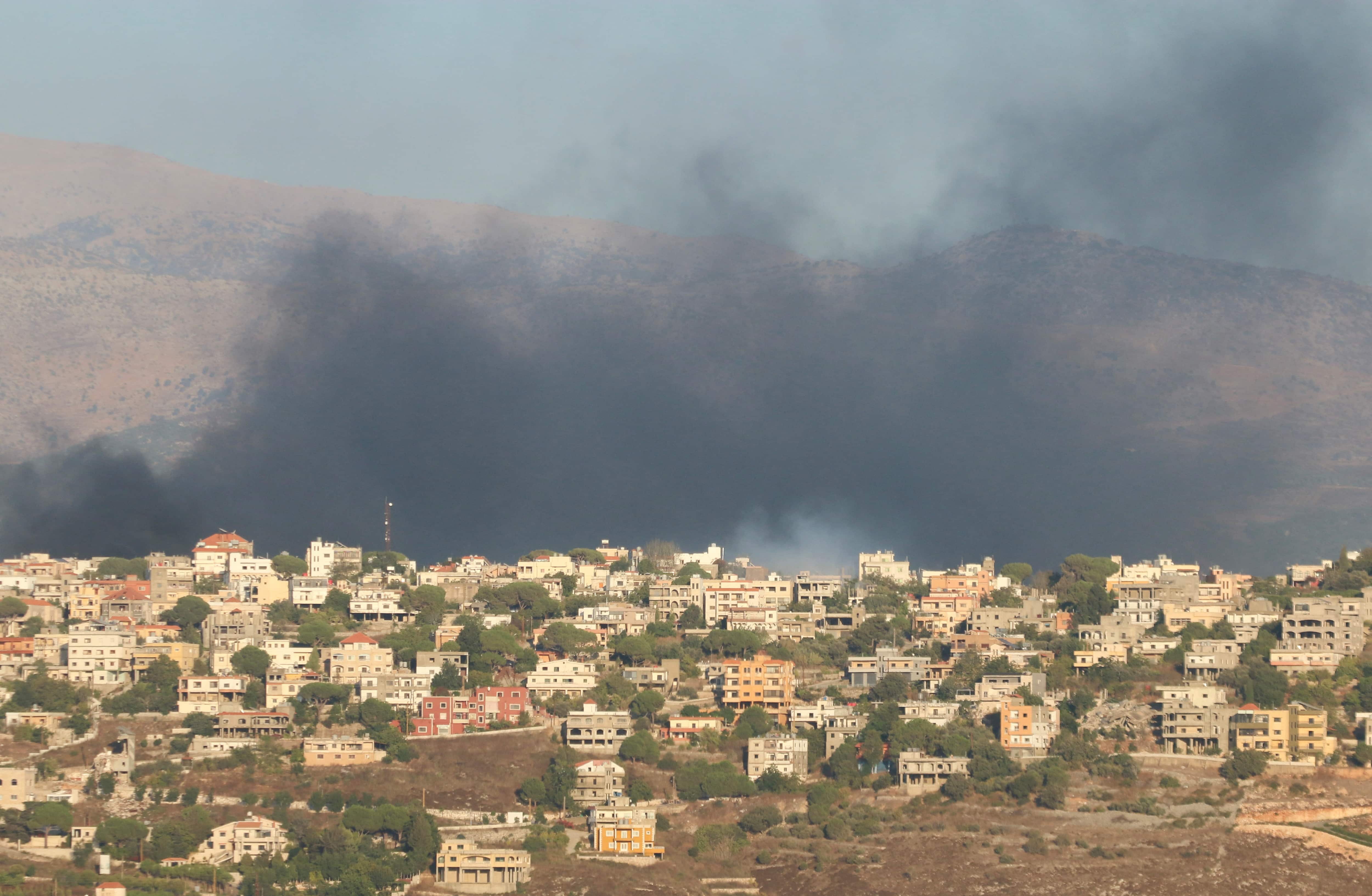 Child among seven killed in Israeli strikes as Hezbollah responds with cross-border fire