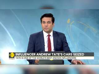 Romanian authorities took away luxury cars from Andrew Tate's residence