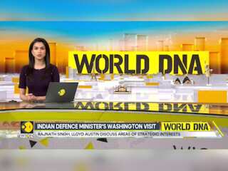 Indian Defence Minister's Washington visit: Rajnath Singh meets US counterpart Lloyd Austin