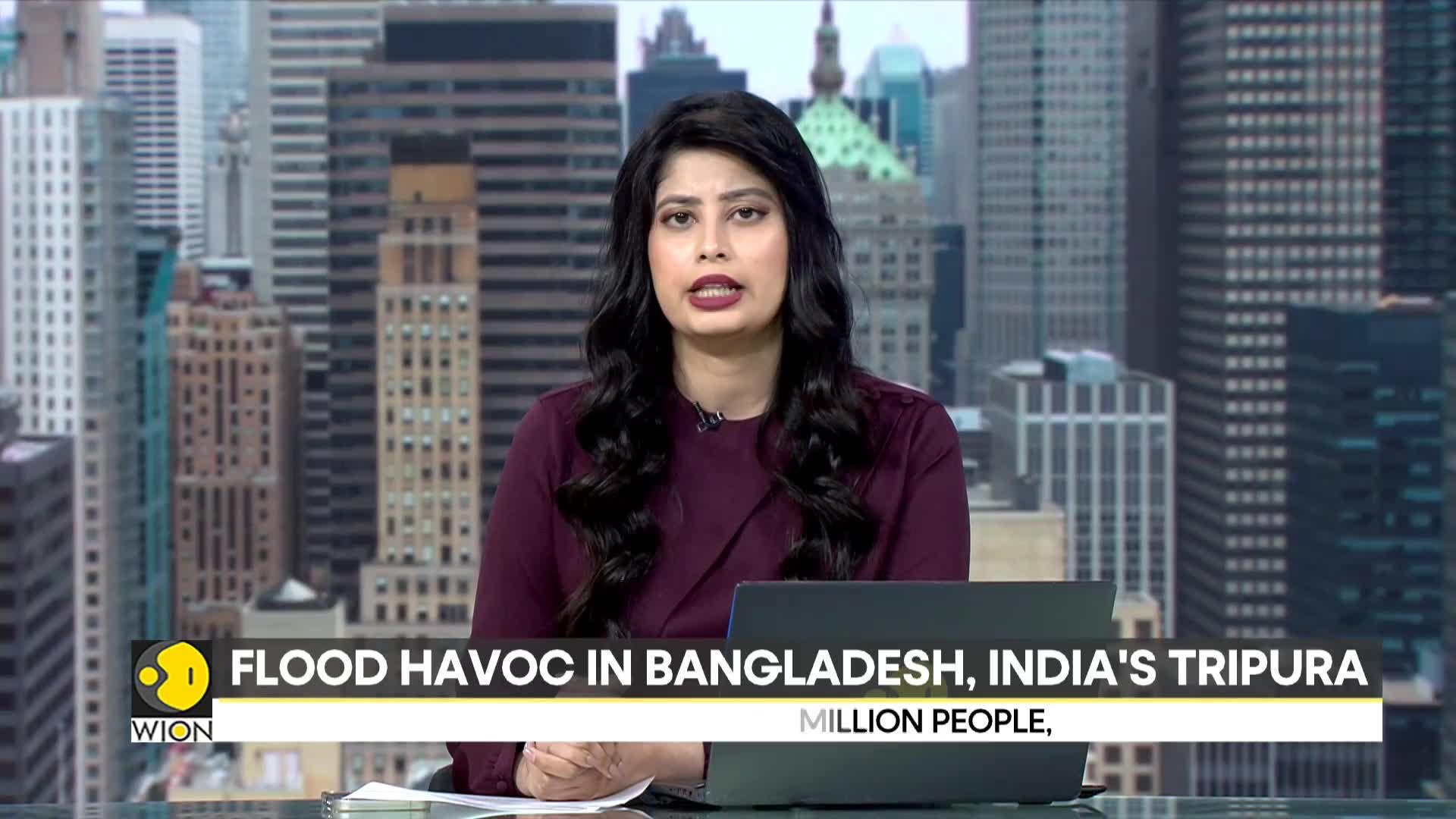 Monsoon rains trigger floods: Floods wreak havoc in Bangladesh, India's Tripura