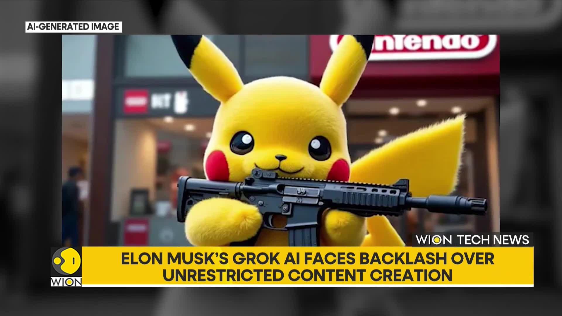 Elon Musk's Grok AI Faces Backlash over Unrestricted content creation