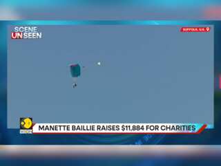 102-year-old Manette Baillie becomes Britain's oldest skydiver