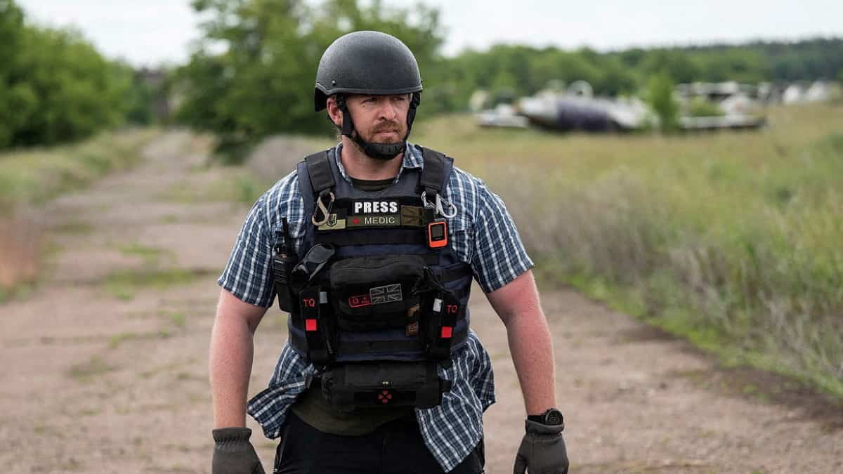 Former British soldier working with Reuters news agency killed in strike in eastern Ukraine