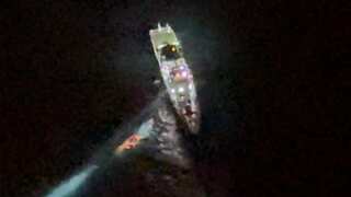 Indian Coast Guard rescues 11 crew of sunken cargo ship, search on for 3 more