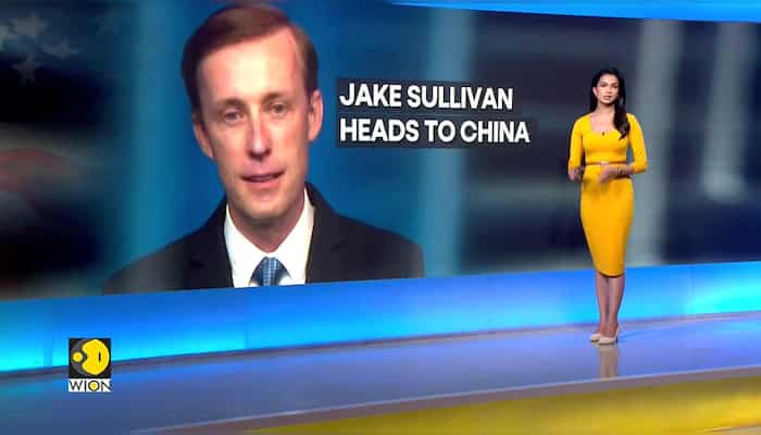 US NSA Jake Sullivan heads to China for talks with Wang Yi