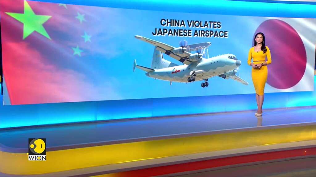 Chinese military plane violates Japanese airspace