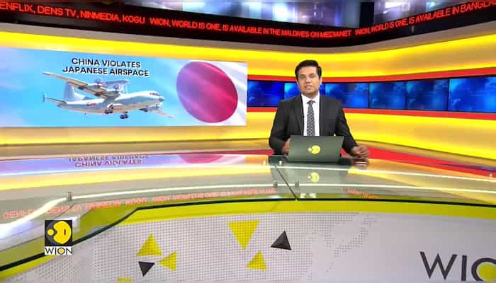 Chinese military aircraft violates Japanese airspace