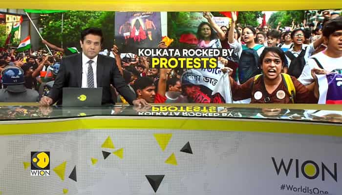 Kolkata horror: Police fire teargas at hundreds protesting over Kolkata doctor's rape, murder