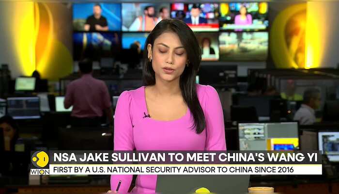 US NSA Jake Sullivan arrives in Beijing for talks with Wang Yi
