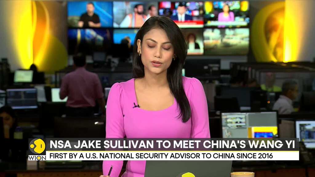 US NSA Jake Sullivan arrives in Beijing for talks with Wang Yi