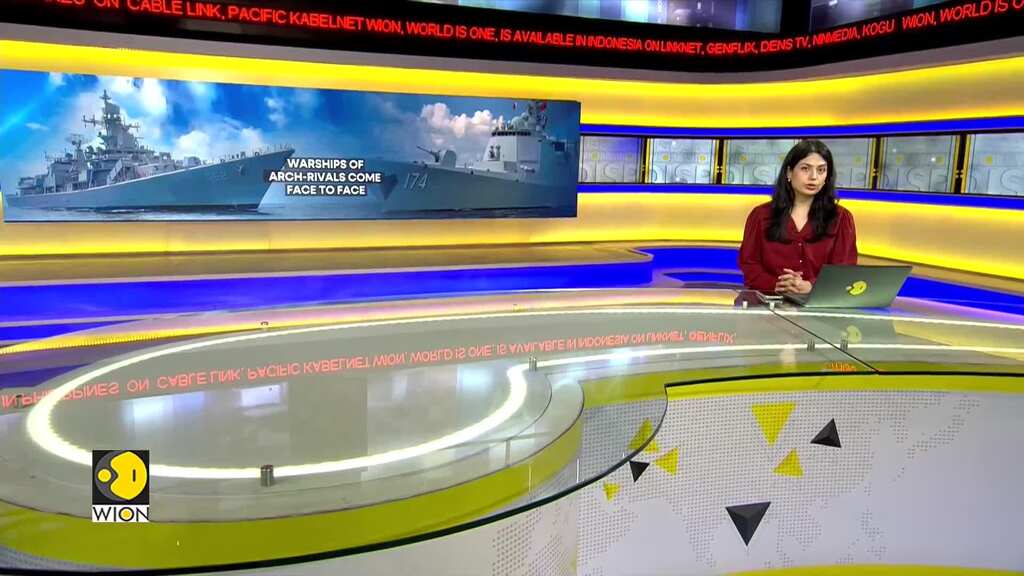 Warships of arch-rivals come fact-to-face: Indian warships vs Chinese warship in Colombo