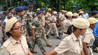 Massive police deployed ahead of students ‘Nabanna’ protest march in Kolkata