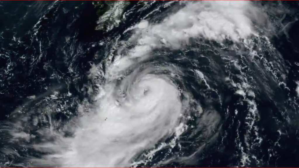 VIDEO: Three massive storms brewing in the Pacific captured from space