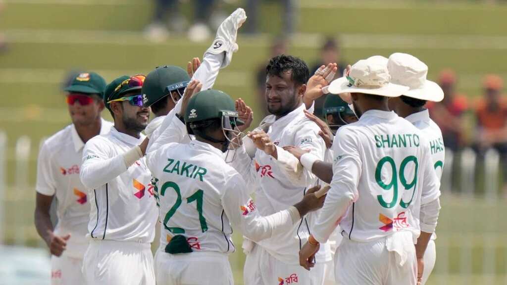Bangladesh captain Shanto, veteran Mushfiqur lend support to Shakib Al Hasan amid murder allegations