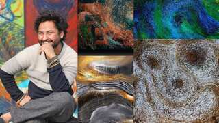 Art now goes beyond just landscapes and sketches. Meet the artist ‘painting with soil’