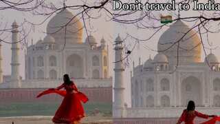 Swiss-based digital creator poses before Taj Mahal; but writes 'Don't travel to India...' Know why?