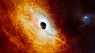 This galaxy's core is 500 trillion times more luminous than Sun. It's not getting powered by a star but...