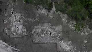 THIS ancient temple is of Maya's monstrous god of farts 'The Stinking One'. It has grisly leftovers like...
