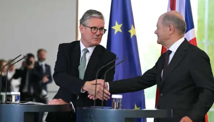 UK’s Starmer, Germany’s Scholz announce treaty to reset ties but won’t reverse Brexit