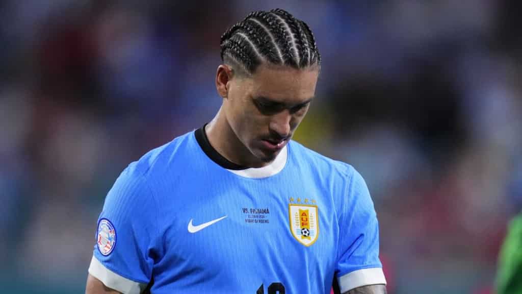 Liverpool attacker Darwin Nunez handed five-match international ban for brawl during Copa America 2024