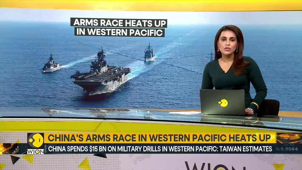 China spends $15 bn on military drills in Western Pacific
