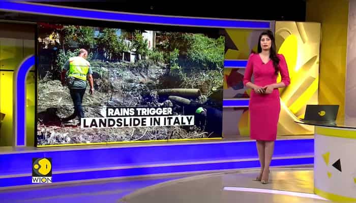 Landslide in Italy: Firefighters search for mother & son duo