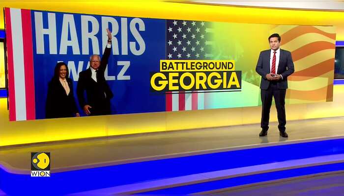 US Elections 2024: Democrat duo Kamala Harris, Tim Walz visit high school in Georgia
