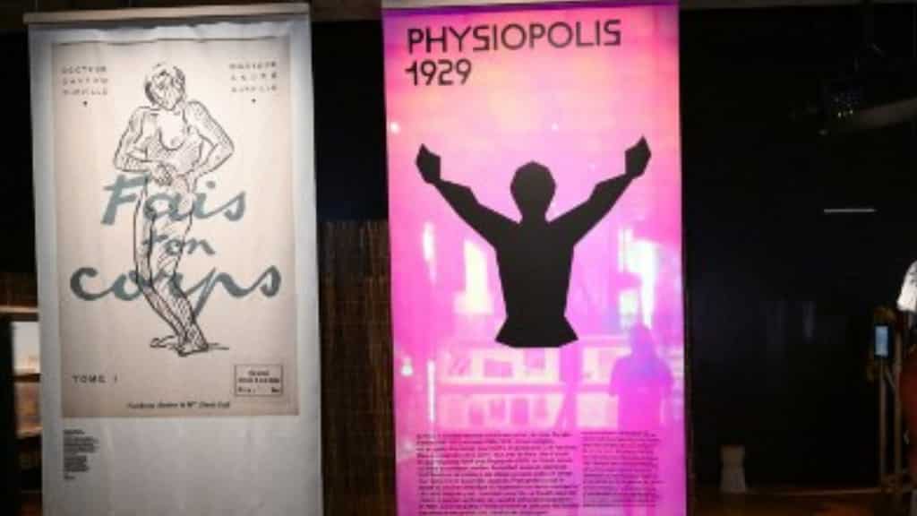 Visitors go naked at this French museum to view nudist exhibit wearing just shoes