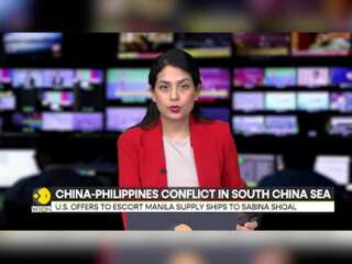 China-Philippines ships face off in South China Sea