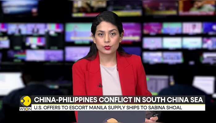 China-Philippines ships face off in South China Sea