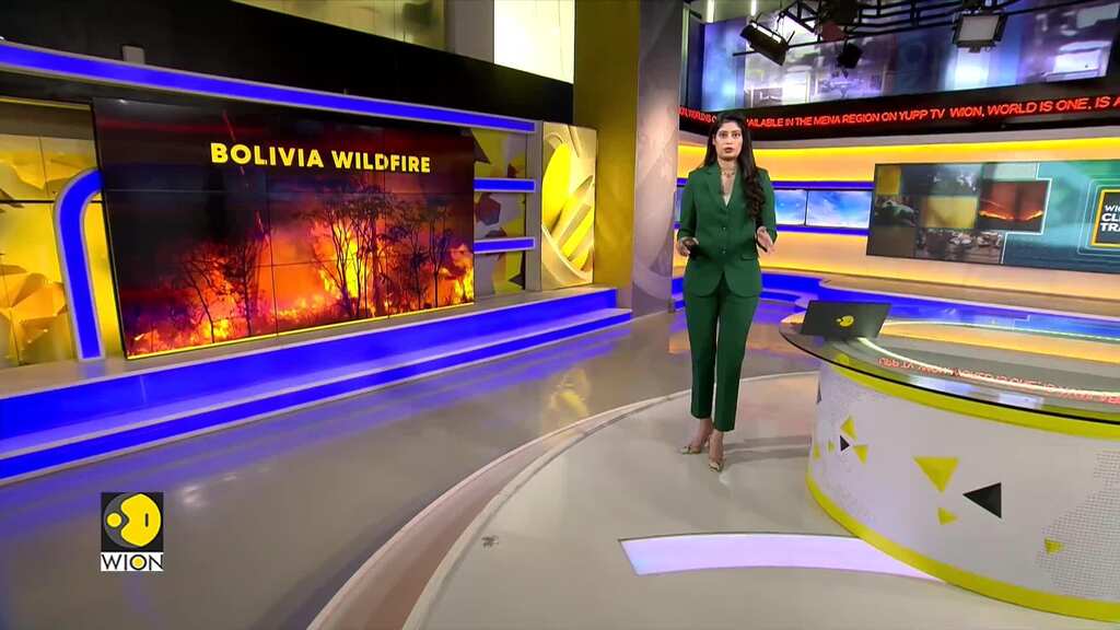 Bolivia wildfires: Farmers pack up and flee as wildfires burn forest