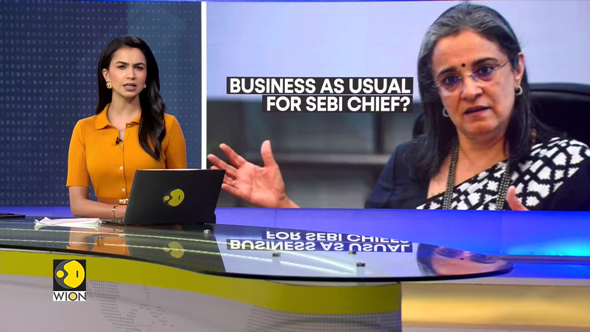 SEBI Chief's first public appearance since Hindenburg report