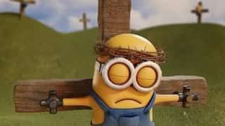 What are the 'crucified Minion' memes that have taken over TikTok?