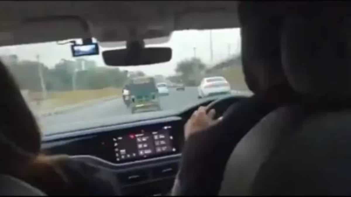 Influencer over speeds, hits a biker, drives past saying 'No big deal': Watch