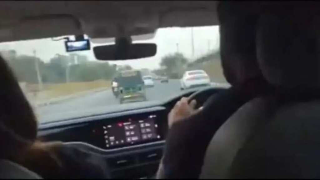 Influencer over speeds, hits a biker, drives past saying 'No big deal': Watch