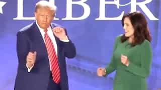 Watch: Former US president Donald Trump's dance moves take social media by storm