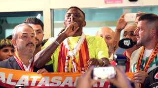 WATCH: Victor Osimhen arrives in Istanbul after completing loan move to Galatasaray from Napoli