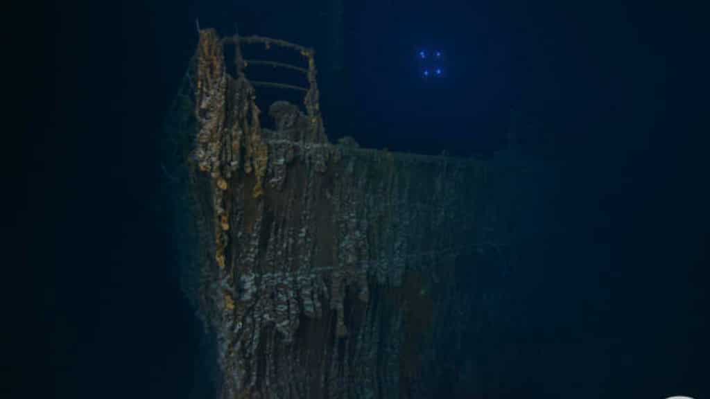 Titanic's iconic deck railing collapses as ship continues to decay on seafloor