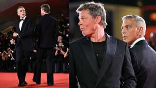 George Clooney, Brad Pitt spar and tease in lone Wolfs buddy film