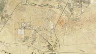 Egypt is constructing a new capital city. This is how it looks from space