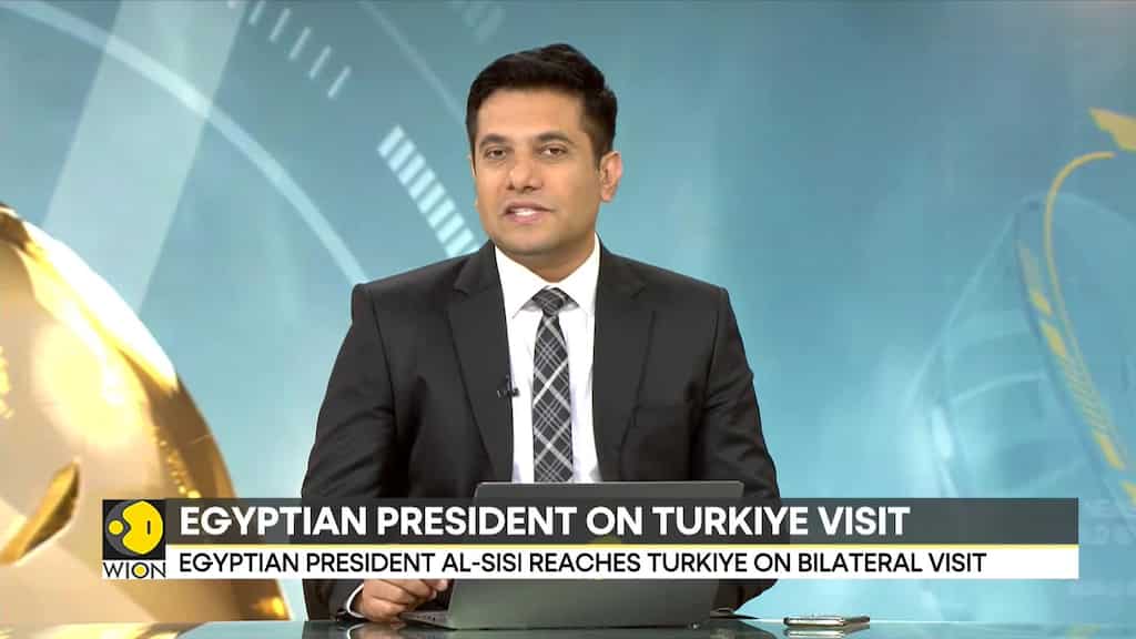 Egyptian President Al-Sisi reaches Turkiye on bilateral visit